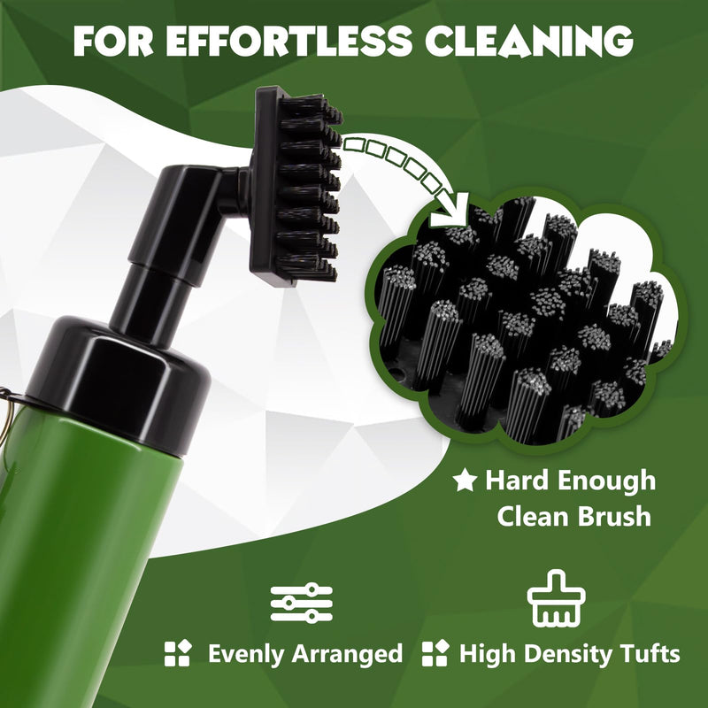 UoQo Golf Club Cleaner Brush, Golf Gifts for Men, Golf Club Brush Groove Cleaner Golf Club Cleaner, Professional Golf Ball Cleaner with Built In Water Spray Golf Accessories - Golf Gift