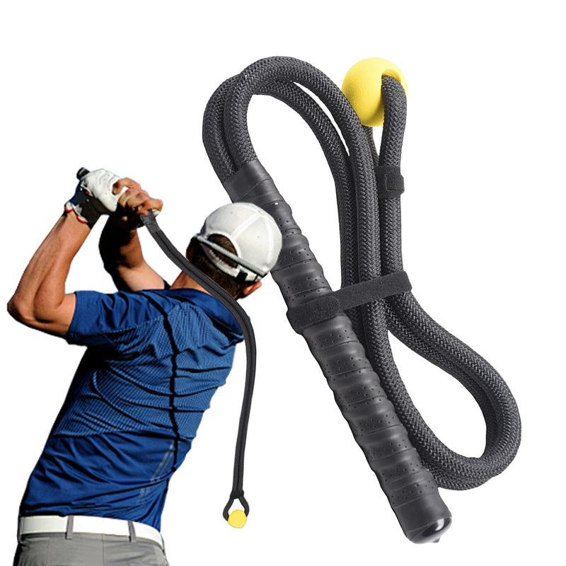 Golf Swing Rope Trainer - Golf Swing Rope Training Aid | Golf Swing Aid Speed Improvement, Warm Up, Exercise And Body Correction Golf Accessories For Men And Women, Beginners - Golf Gift