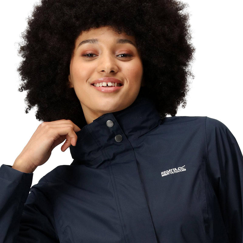 Regatta Womens Daysha Waterproof Jacket - Navy - 12 - Golf Gift