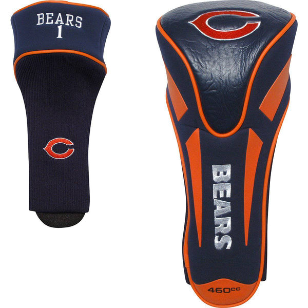 Team Golf NFL Chicago Bears Single Apex Driver Head Cover Golf Club Single Apex Driver Headcover, Fits All Oversized Clubs, Truly Sleek Design - Golf Gift