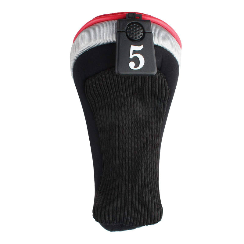 Andux 4pcs/Set Golf 460cc Driver Fairway Wood Club Head Covers Red - Golf Gift