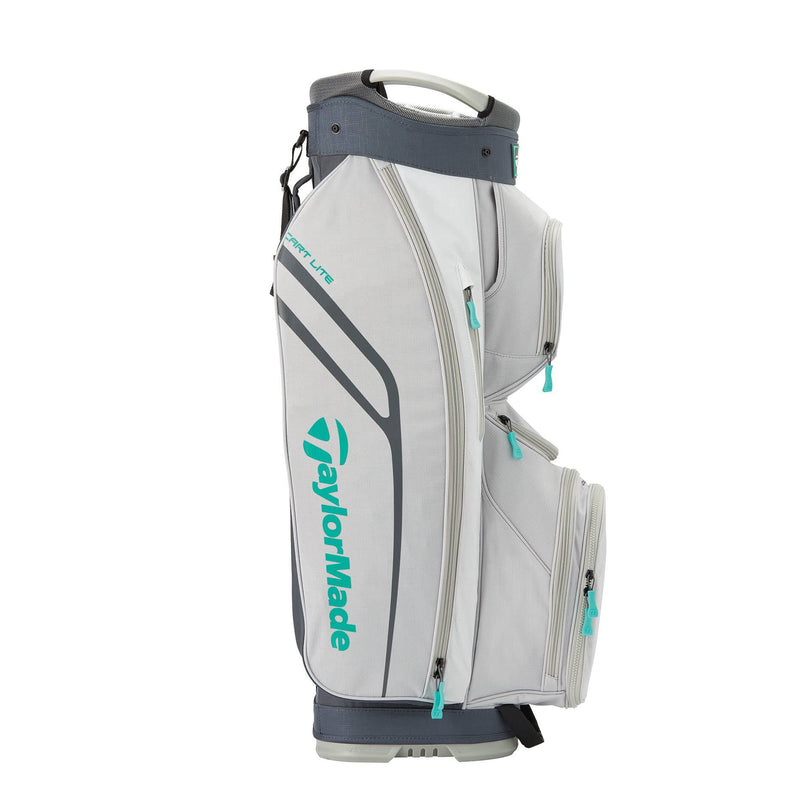 TaylorMade Kalea Ladies Golf Bag, Gray - 14 Way Top, 11 Pockets, Lightweight Cart Bag for Women - Cart Lite - Golf Gift