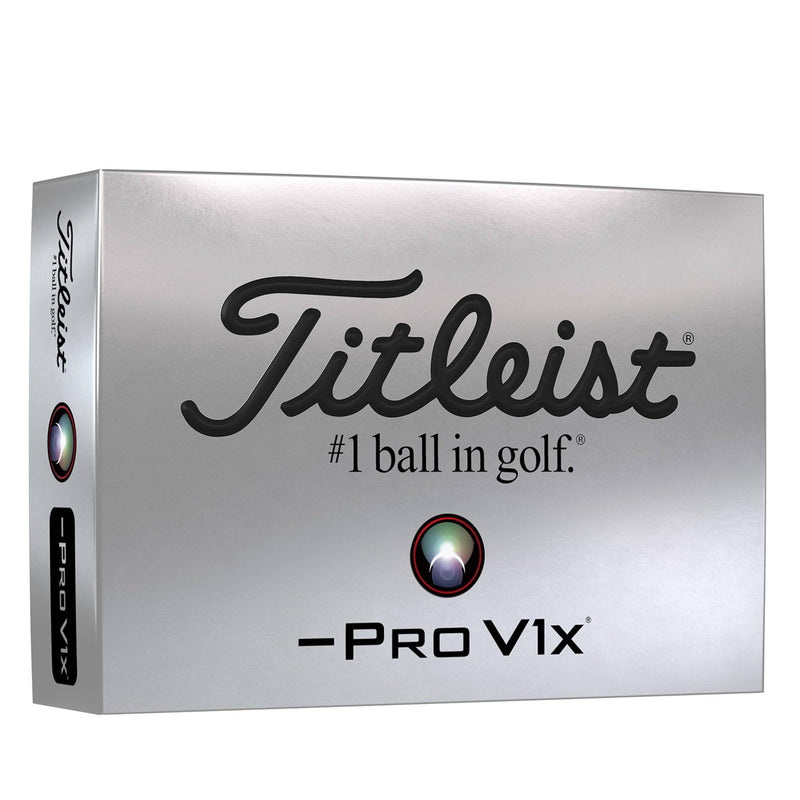 TITLEIST Unisex's Pro V1x Left Dash Golf Ball, White, One Size - Golf Gift