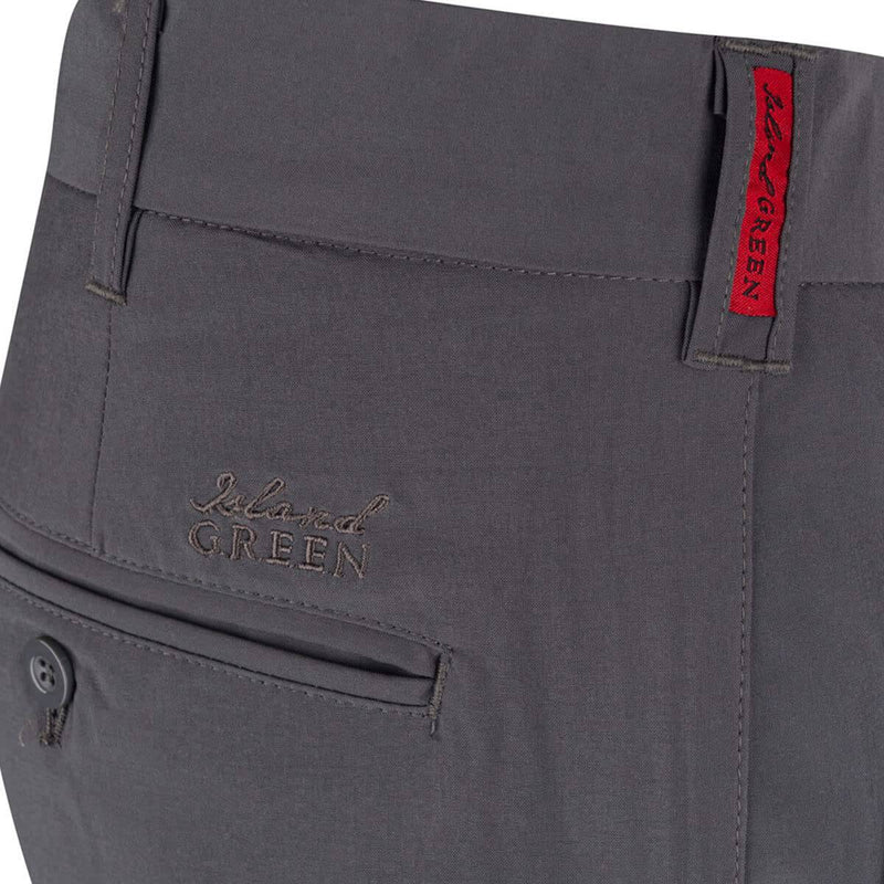 Island GREEN Mens Golf IGPNT1900 Stretch Tapered Trousers - Charcoal - 36W/29L - Golf Gift