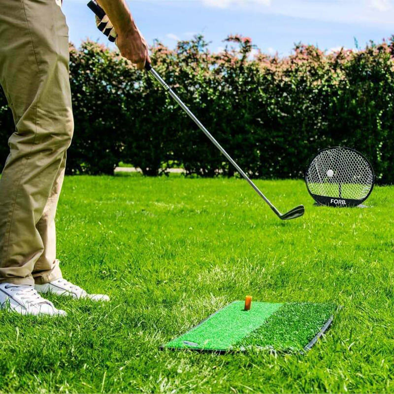 FORB Practice Golf Chipping Net - Perfect Your Short Game | Collapsible & Portable Chipping Net Basket for Golf | Indoor & Outdoor Training - Golf Gift