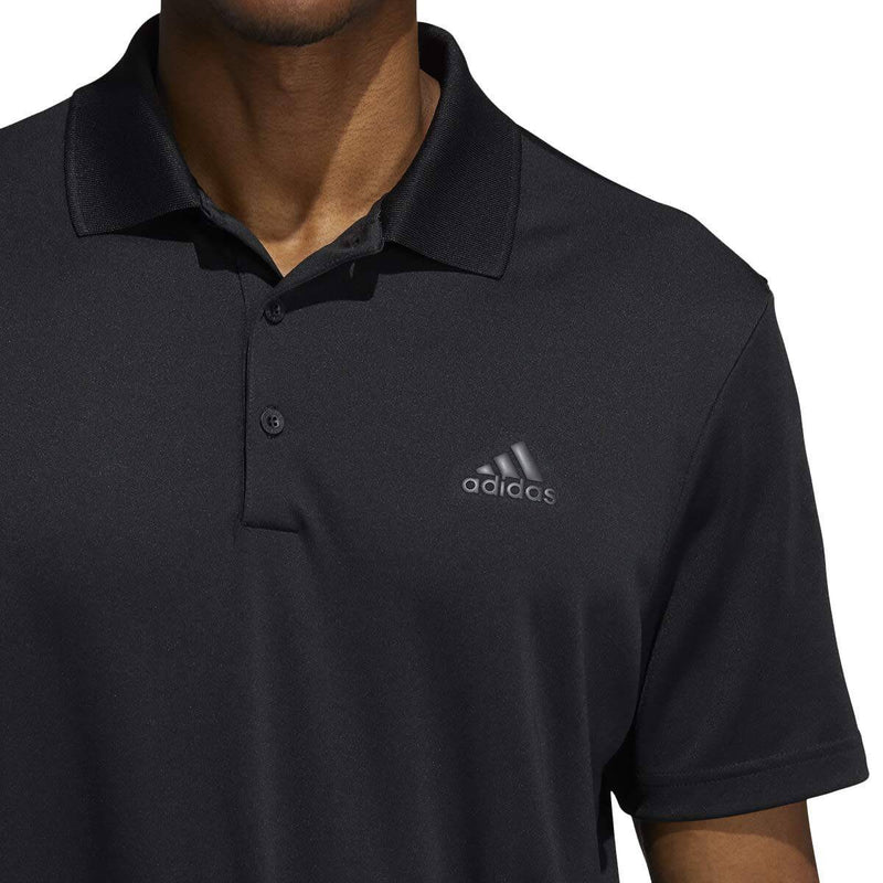 adidas Men's Performance Primegreen Polo Shirt (Short Sleeve) L Black - Golf Gift