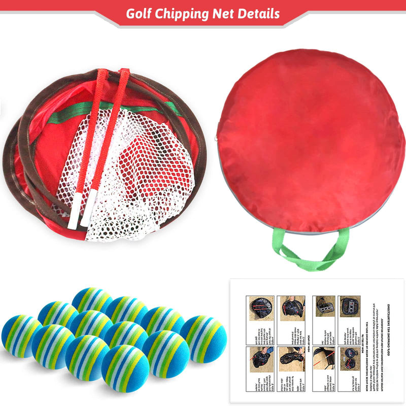 Kapler Golf Chipping Net: Golf Chipping Practice Net in Garden Backyard - Golf Gift