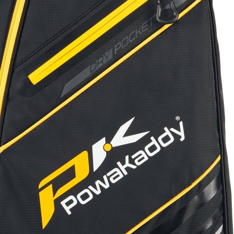 PowaKaddy X LITE GOLF CART BAG - BLACK/YELLOW - Golf Gift