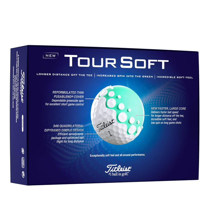 Titleist Tour Soft Golf Ball, White - Golf Gift