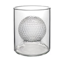 Golf Ball Whisky Glass – Dual-Ended Tumbler for Golf Lovers
