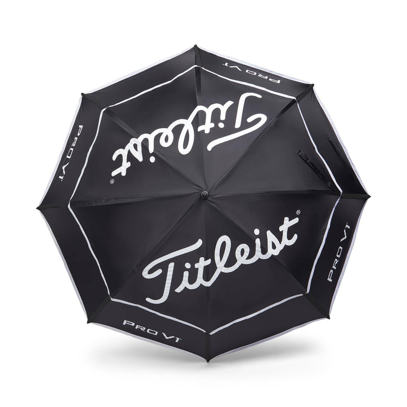 Titleist StaDry Double Canopy Umbrella, Black/White - Golf Gift