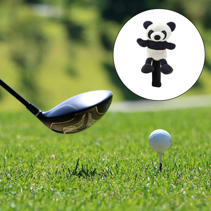 Colcolo Golf Club Headcover Animal Wood Driver Head Cover Replacement Sleeve Funny for Golf Bag Accessories Outdoor Sports Women Men Golfer, Panda - Golf Gift