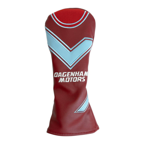 Caddy Club Golf Headcovers – West Ham Retro Fairway Headcover – Perfect Golf Gift – Fits All Major Brands – Classic Football Club Designs – Premium Stitching, Durable Lining – Multiple Designs - Golf Gift