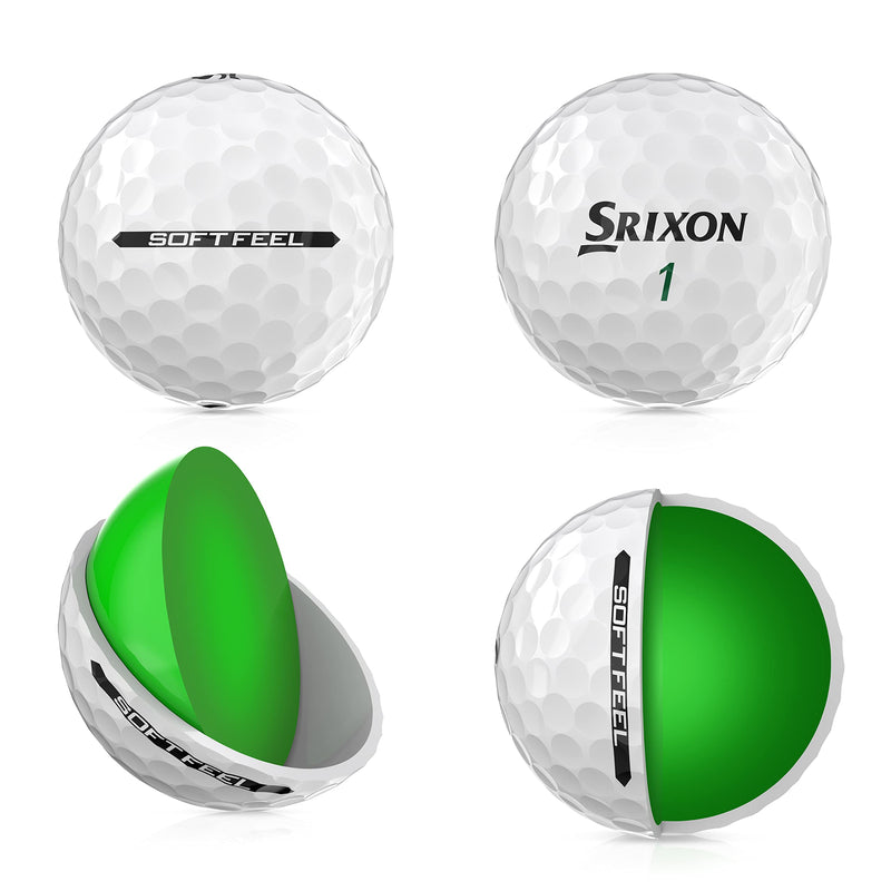 Srixon Soft Feel 13 - Dozen Golf Balls - Distance and Low Compression Golf Balls - Golf Gifts and Golf Accessories - Golf Gift