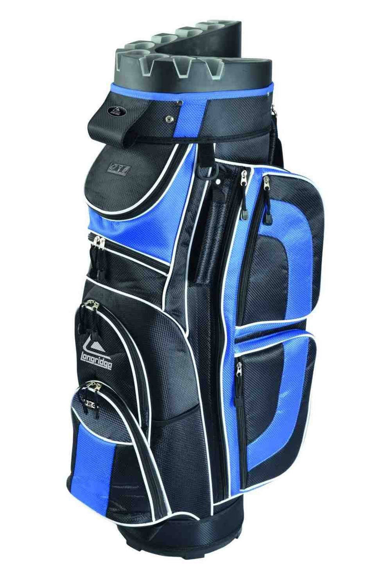 Longridge EZE Kaddy Pro Cart Bag - Black/Navy - Golf Gift