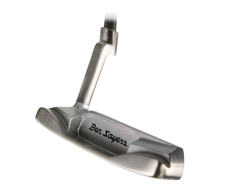 Ben Sayers Men's Xf Pro Stainless Steel Putter with Head Cover - Silver - Golf Gift