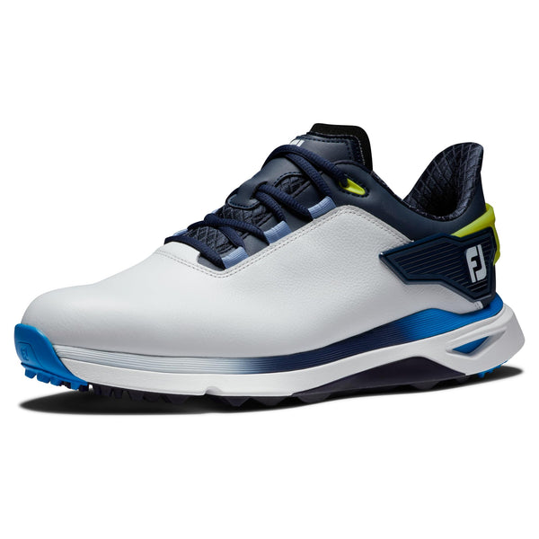 FootJoy Men's Pro/SLX Golf Shoe, White/Navy/Blue, 10 UK - Golf Gift