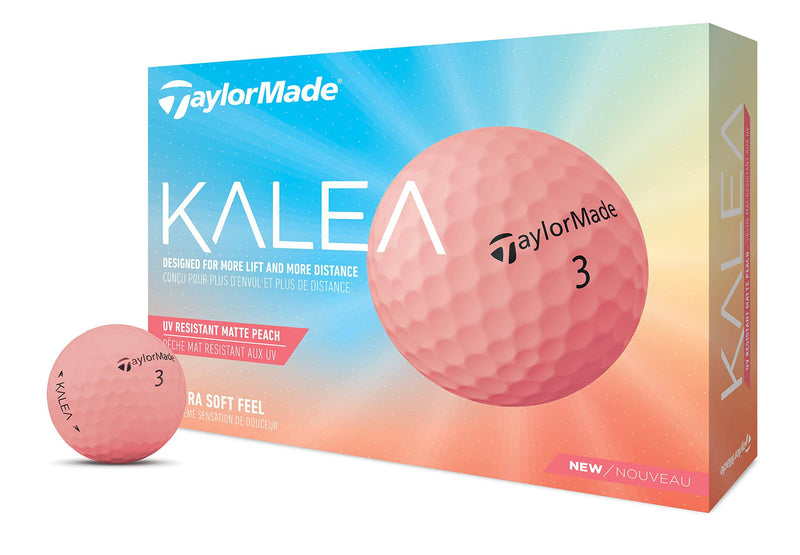 TaylorMade Women's Kalea Golf Ball, Peach, 12er Pack - Golf Gift