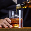Golf Ball Whisky Glass – Dual-Ended Tumbler for Golf Lovers