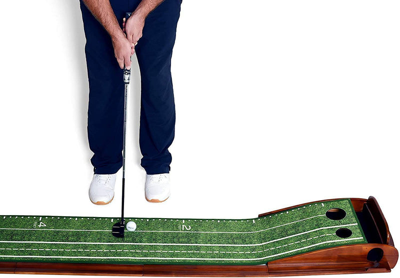 PERFECT PRACTICE Perfect Putting Mat - Official Putting Mat of Dustin Johnson - Golf Gift