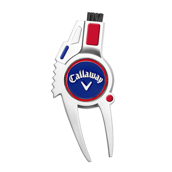 Callaway 4-in-1 Divot Tool - Red, White & Blue - Golf Gift