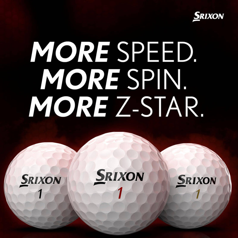 Srixon Z Star XV 8 - Dozen Premium Golf Balls - Tour Level - Performance - Urethane - 4 pieces - Premium Golf Accessories and Golf Gifts - Golf Gift