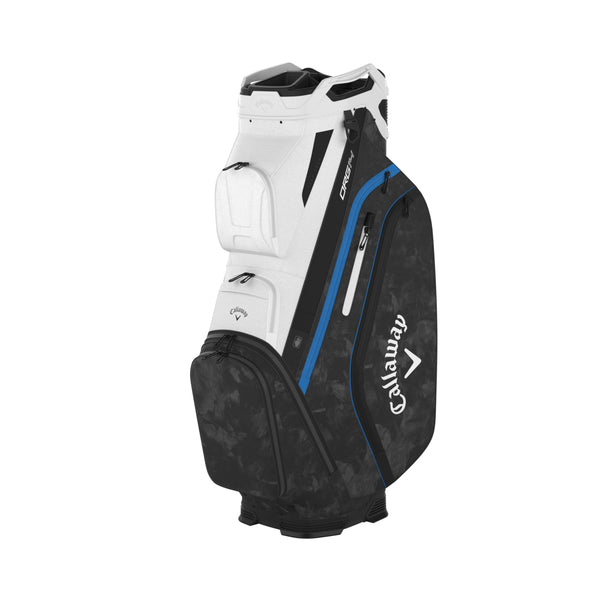 Callaway Golf ORG 14 Cart Bag 2024, Smoke/White/Blue - Golf Gift