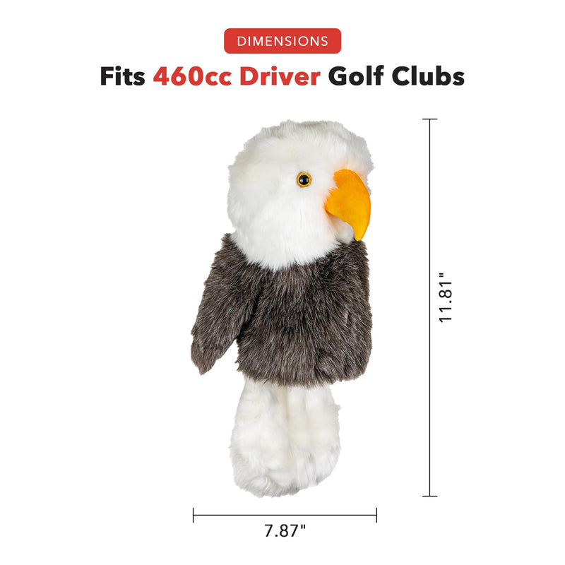 Daphne's Novelty Headcover - Eagle, White - Golf Gift