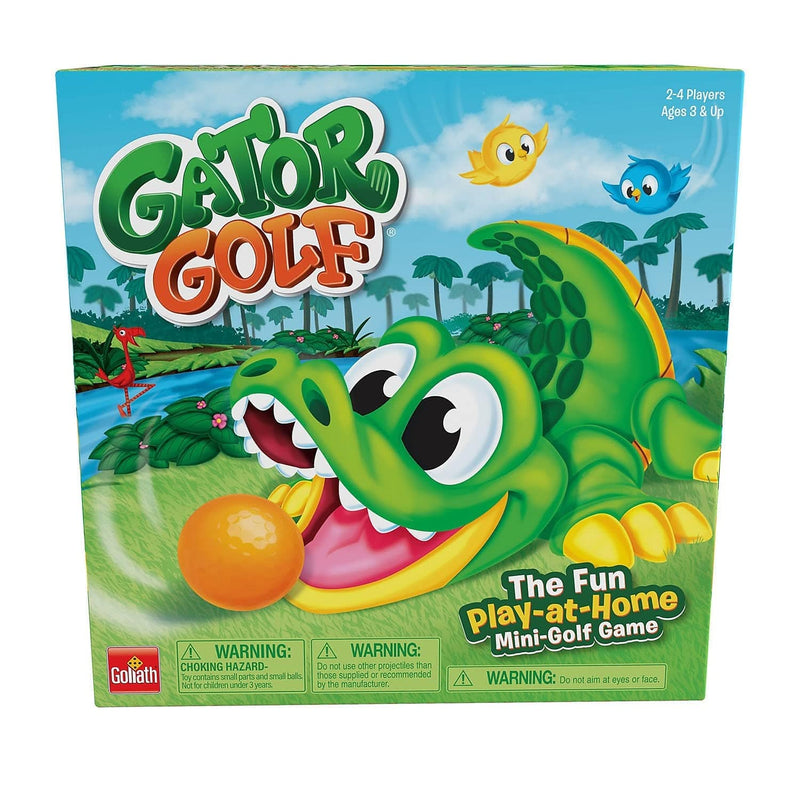 Gator Golf: The Fun Play-at-Home Mini Golf Game | Kids Interactive Action Golf Game | For 2-4 Players | Ages 3+ - Golf Gift