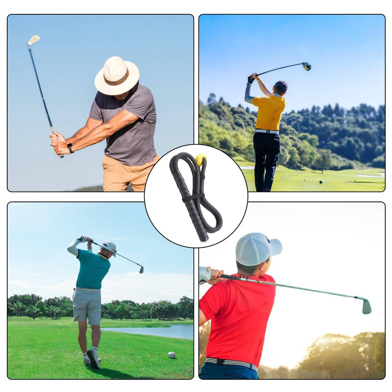 Golf Swing Rope Trainer - Golf Swing Rope Training Aid | Golf Swing Aid Speed Improvement, Warm Up, Exercise And Body Correction Golf Accessories For Men And Women, Beginners - Golf Gift