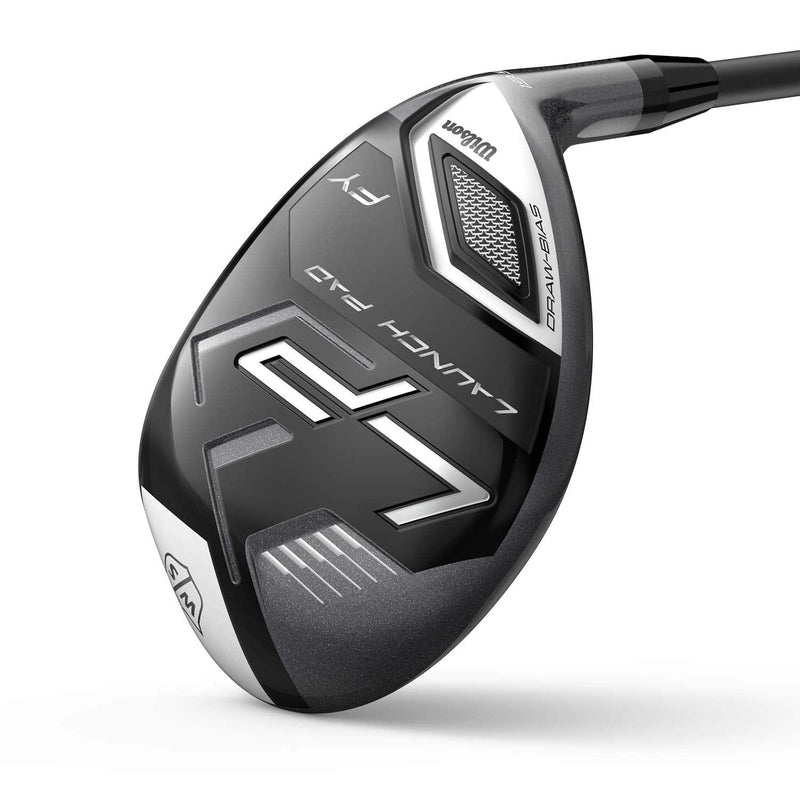 Wilson Men's W/S Launch Pad FY Club Hybrid, R-Flex, For Left-Handed Golfers, Graphite, 19.5 Degree Loft - Golf Gift