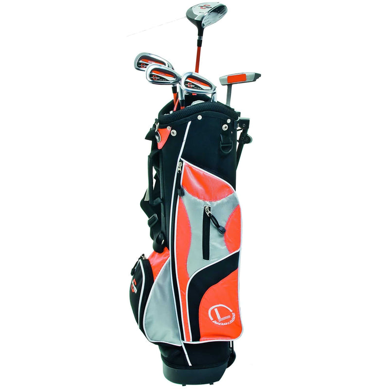 Longridge Junior Challenger Cadet Right Hand Golf Package Set - Orange, 8 Year Plus - Golf Gift