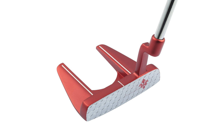 MAZEL GS3 Golf Putter for Men Right Handed 34 Inch, Premium Mallet Putter CNC Milled Face, Putter Headcover Included (Red+Red Grip) - Golf Gift