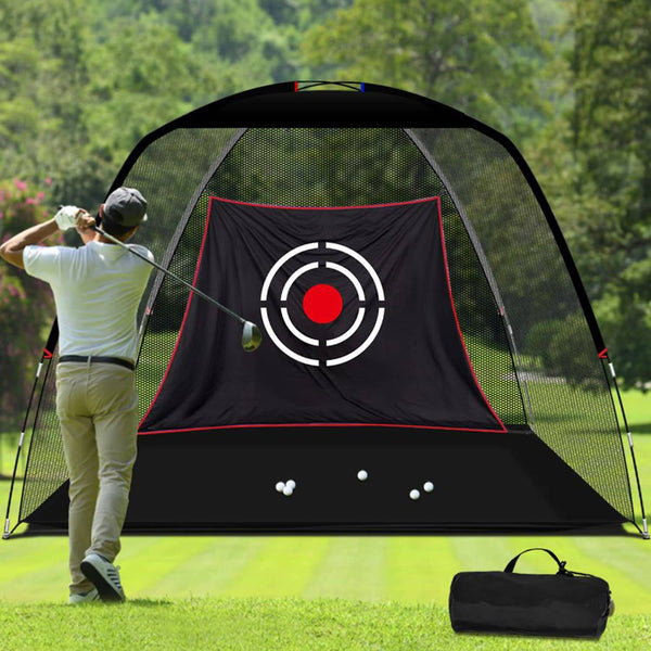 KAIDIDA Golf Practice Hitting Nets for Backyard Driving Indoor Use Heavy Duty Practice Golf Driving Nets for Backyard Premium Portable Golf Impact Nets Cages with Frame for Men Women - Golf Gift