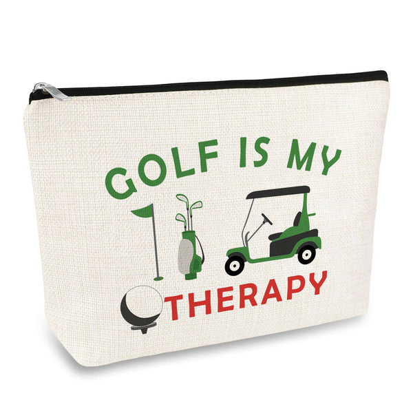 Golf Gifts Lady Golf Cosmetic Bags Golf Lover Gifts Golf Player Gifts Golfer Makeup Bag Golf Team Gifts for Girls Women Golf Accessories Gifts Golfing Gifts Christmas Birthday Gifts Travel Make Up Bag - Golf Gift