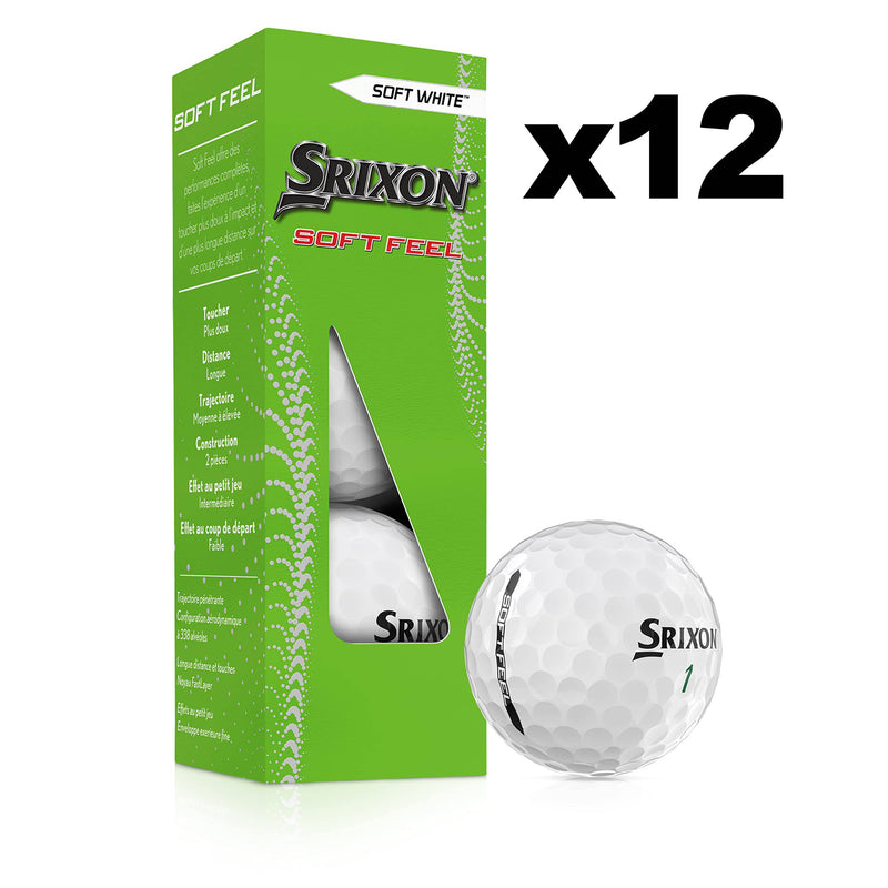 Srixon Soft Feel 13 - Dozen Golf Balls - Distance and Low Compression Golf Balls - Golf Gifts and Golf Accessories - Golf Gift