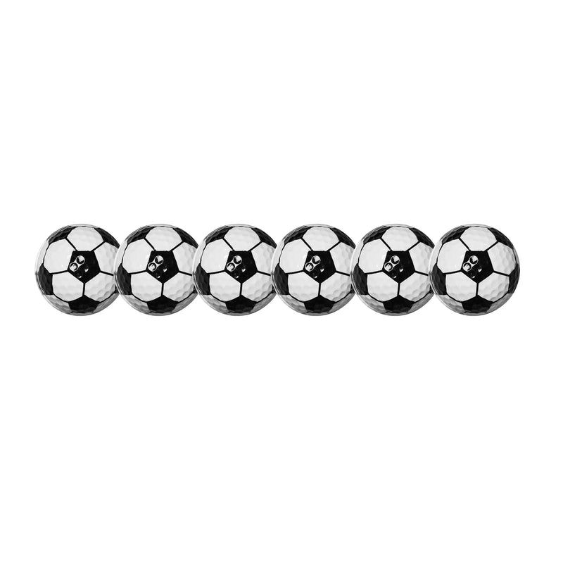 Longridge Football Golf Balls (Pack of 6) - Golf Gift