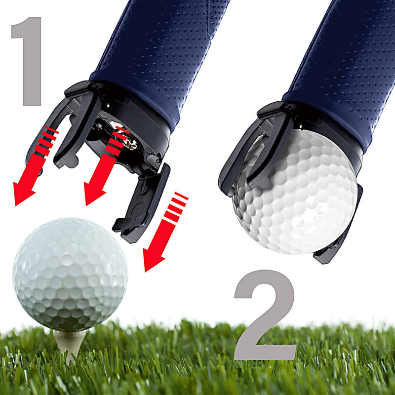 Prasacco 6 Pcs Golf Ball Picker Upper Golf Ball Retriever Foldable Golf Ball Claw Grabber Pickup Tool Golf Accessories - Golf Gift