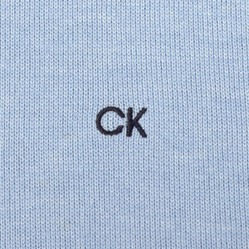 Calvin Klein Mens Campus 1/2 Zip Sweater - Blue/Navy - XL - Golf Gift