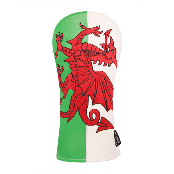 SHABIER United Kingdom Golf Head Cover Golf Wood Club Headcover Driver Cover (The Red Dragon) - Golf Gift