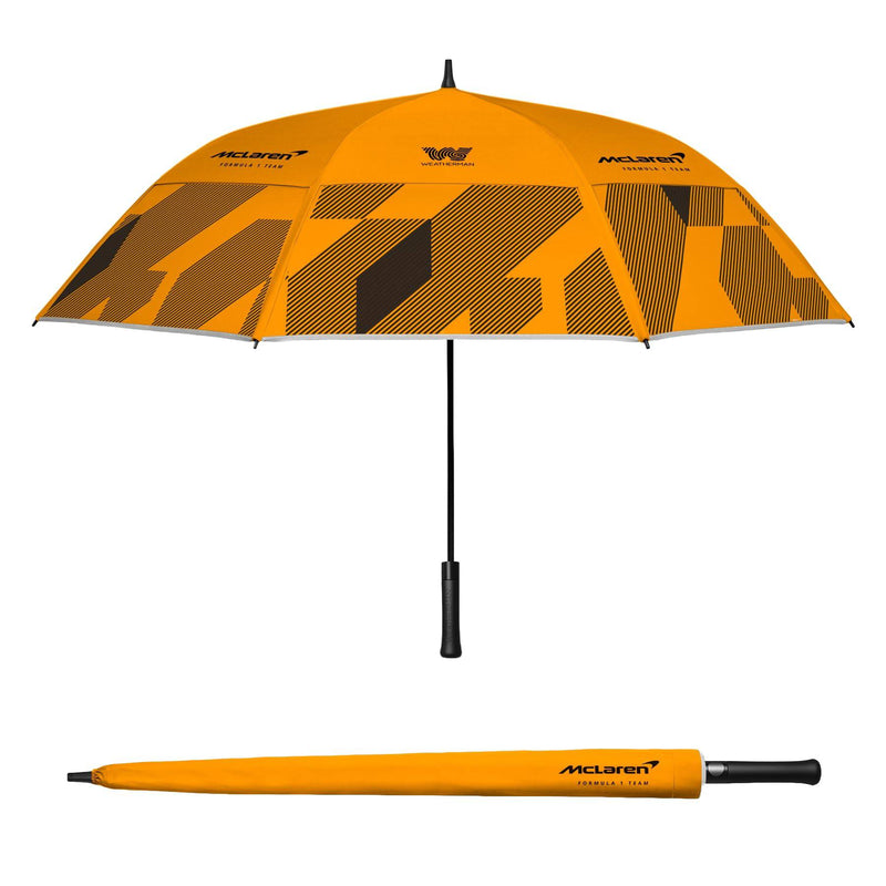 F1, McLaren, Weatherman, Golf Umbrella Windproof Large 62/68 Inch, Lando Norris, Oscar Piastri, Automatic Open, Extra Large Oversized,Sun Protection Ultra Rain & Wind Resistant Stick Umbrellas - Golf Gift