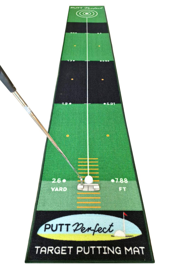 PUTT Perfect Golf Target Putting Mat 3meters in length - Golf Gift