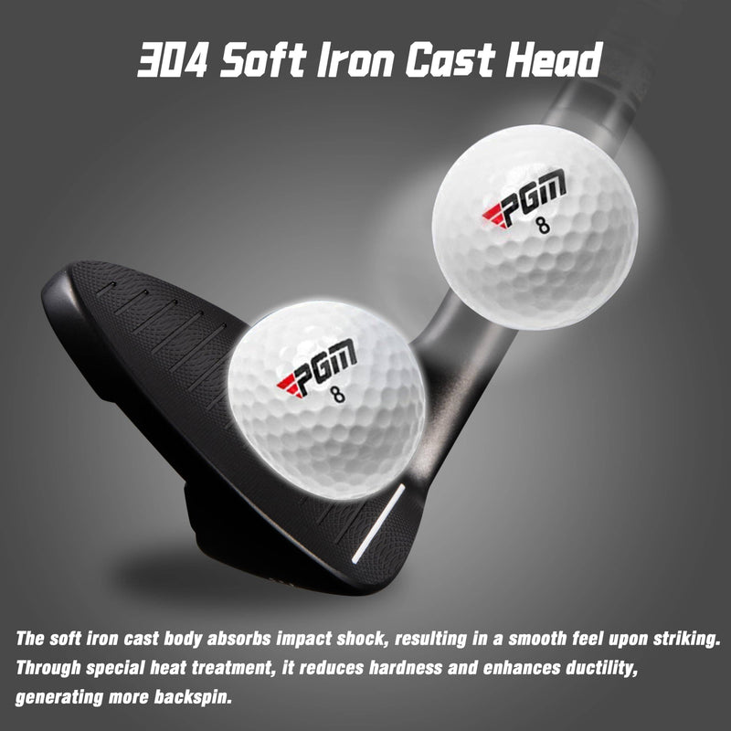 PGM Right Handed Wedge - 72 Degrees Premium Sand Wedge, Lob Wedge for Men & Women - CNC Textured - Bunker Buster Escape Bunkers and Save Strokes Around The Green-High Loft Golf Club - Golf Gift