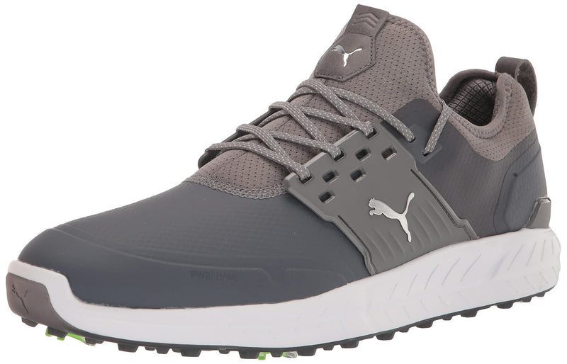 PUMA Men's Ignite Articulate Golf Shoe, Quiet Shade Silver/Quiet Shade, 11 UK - Golf Gift