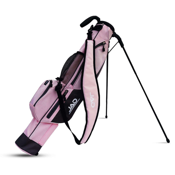 Sunday Golf Bag - Premium Everyday Sunday Golf Bag with Stand for Men, Women and Ladies, Ultra Lightweight, Easy to Carry Pitch n Putt Carry Bag (Pink) - Golf Gift