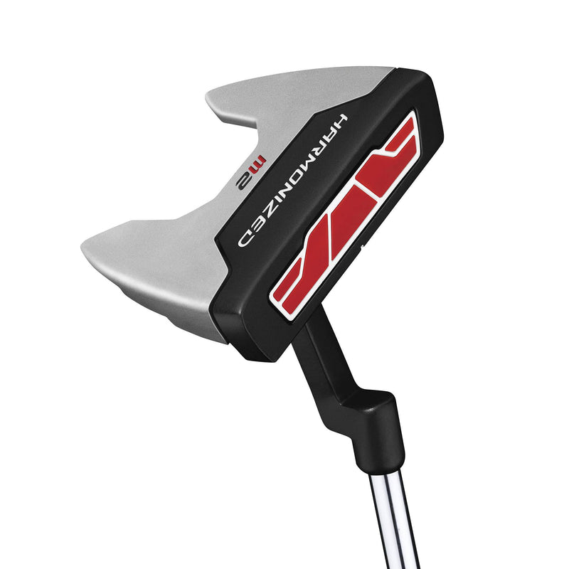 Wilson Men's Putter (Right Hand), Length: 89 cm (35 Inch), Beginners to advanced players, 830 g, Harmonized M2 Putter MRH, Black/Red, WGD602000 - Golf Gift