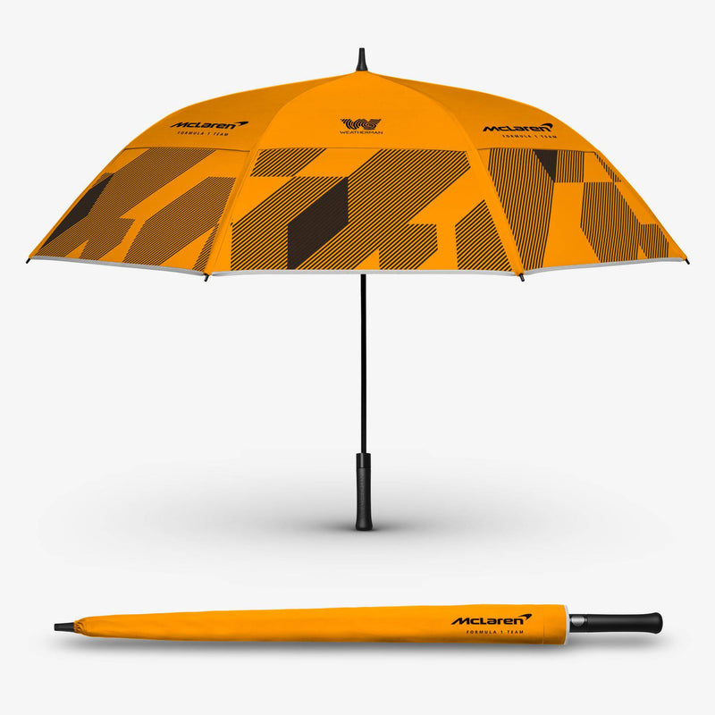 F1, McLaren, Weatherman, Golf Umbrella Windproof Large 62/68 Inch, Lando Norris, Oscar Piastri, Automatic Open, Extra Large Oversized,Sun Protection Ultra Rain & Wind Resistant Stick Umbrellas - Golf Gift