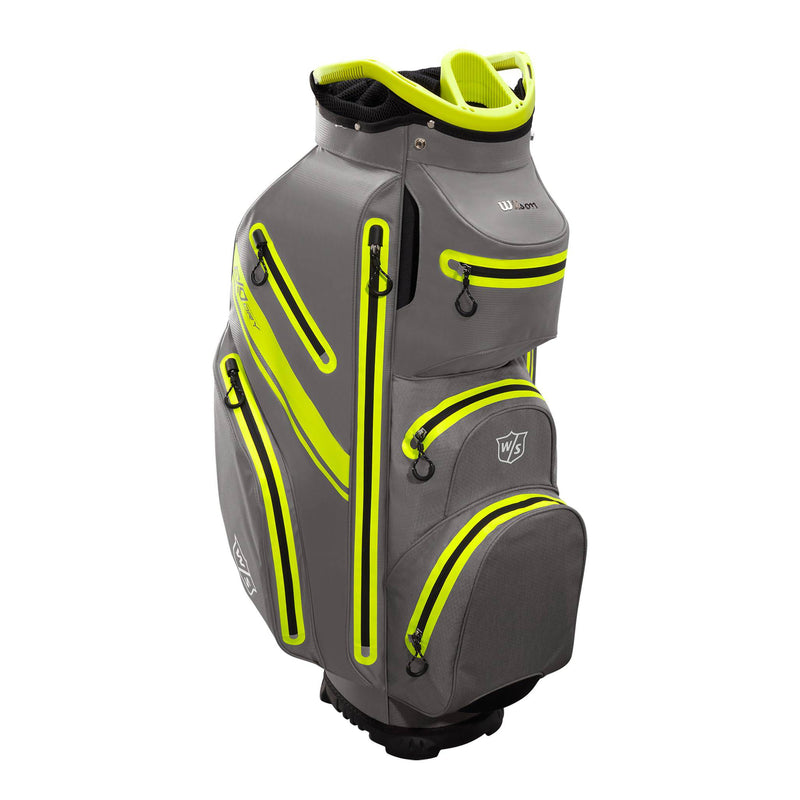 Wilson WS EXO DRY CART BAG Charcoal/Citron - Golf Gift