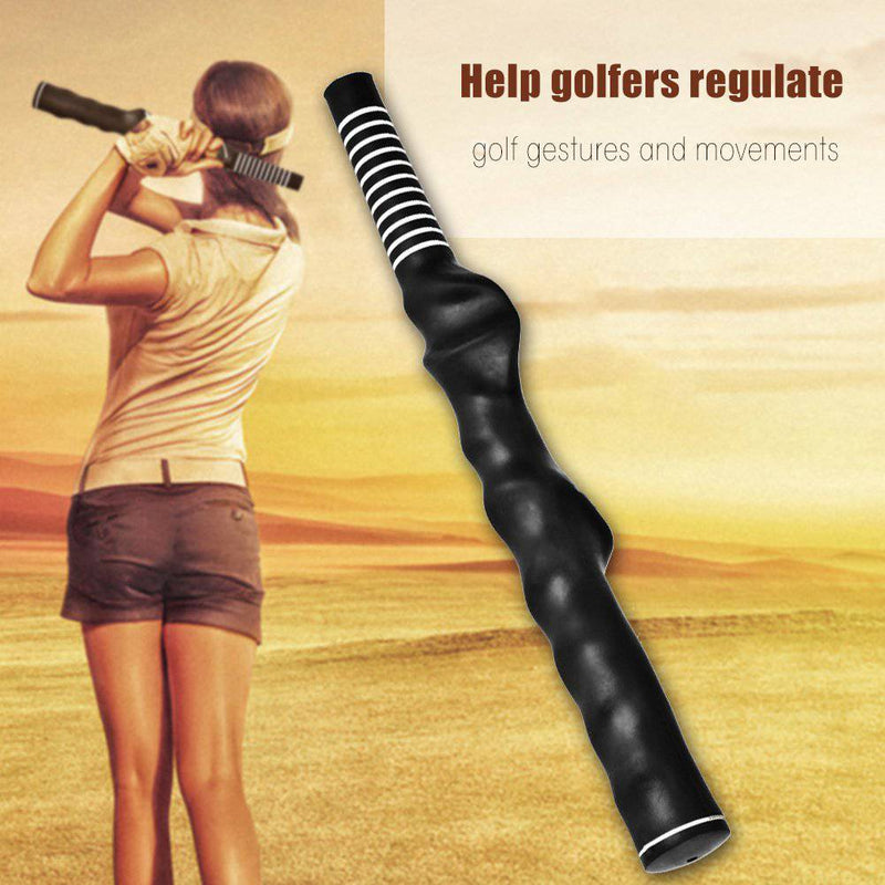 Grip Trainer Tempo, Training Aids Swing Trainer Grip Trainer Swing Training Grip Standard Teaching Aid Right Hand Practice Assistant Black - Golf Gift