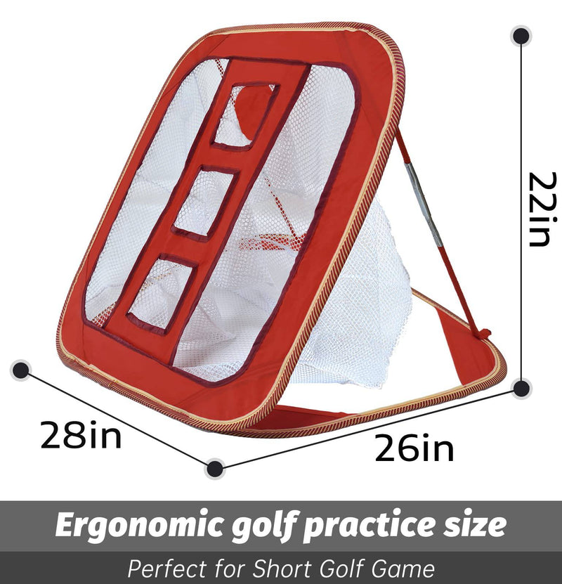 Kapler Golf Chipping Net: Golf Chipping Practice Net in Garden Backyard - Golf Gift